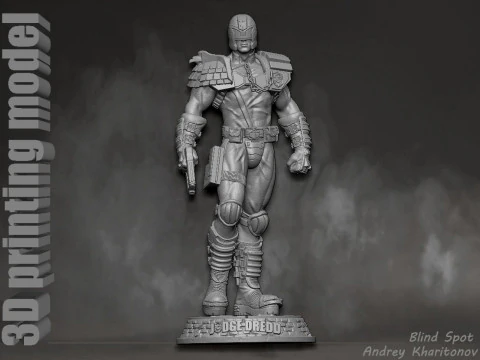 Judge Dredd 3D Print Model