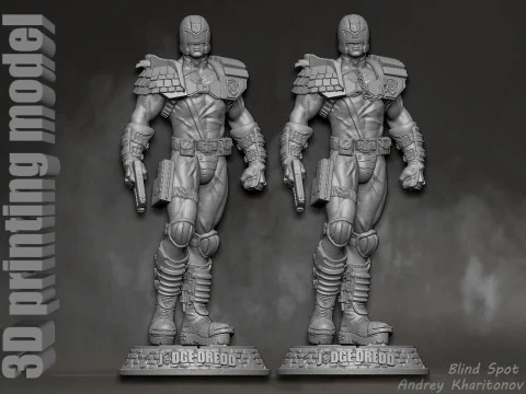 Judge Dredd 3D Print Model