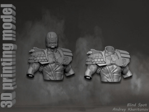 Judge Dredd 3D-printmodel