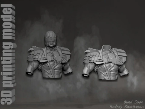 Judge Dredd 3D Print Model