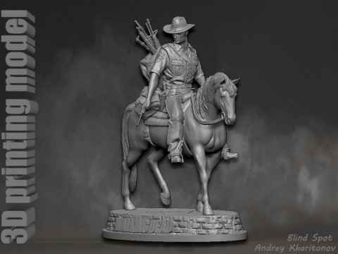 The Walking dead Rick Grimes Season 1 3D 打印模型