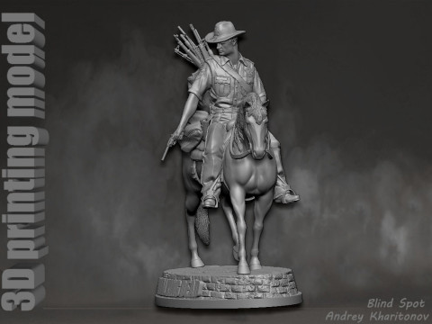 The Walking dead Rick Grimes Season 1 3D 打印模型