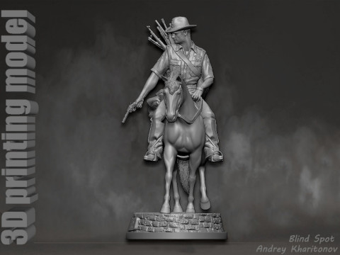 The Walking dead Rick Grimes Season 1 3D 打印模型