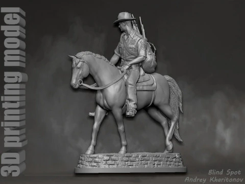 The Walking dead Rick Grimes Season 1 3D Print Model