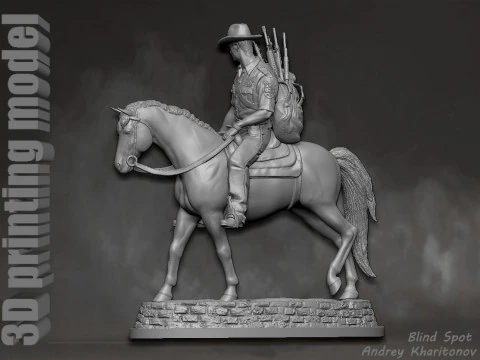 The Walking dead Rick Grimes Season 1 3D Print Model