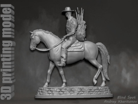 The Walking dead Rick Grimes Season 1 3D 打印模型