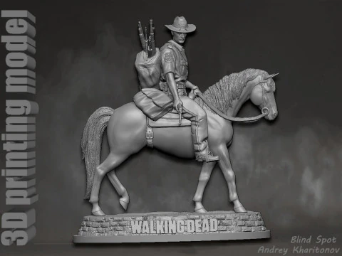 The Walking dead Rick Grimes Season 1 3D Print Model