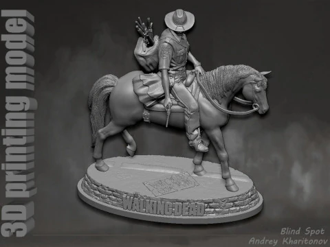 The Walking dead Rick Grimes Season 1 3D Print Model