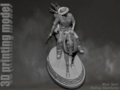 The Walking dead Rick Grimes Season 1 3D Print Model