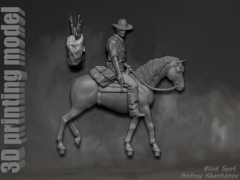 The Walking dead Rick Grimes Season 1 3D 打印模型