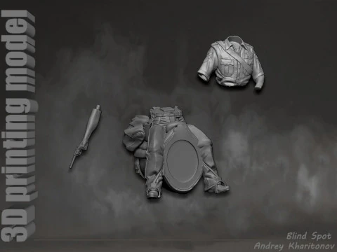 The Walking dead Rick Grimes Season 1 3D Print Model