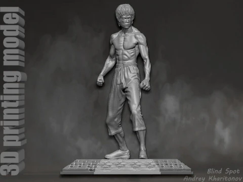 ブルース・リー 3Dプリントモデル