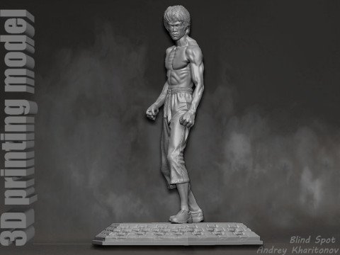 ब्रूस ली 3D प्रिंट मॉडल