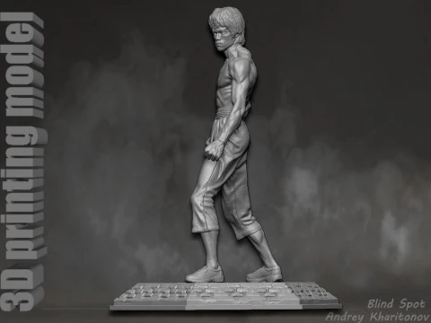 Bruce Lee 3D Print Model