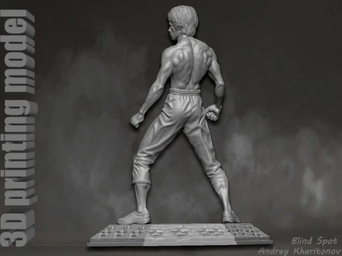 Bruce Lee 3D Print Model