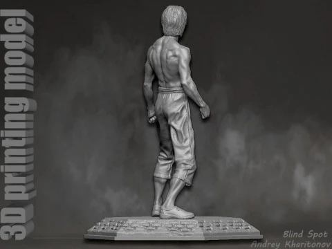 Bruce Lee 3D Print Model