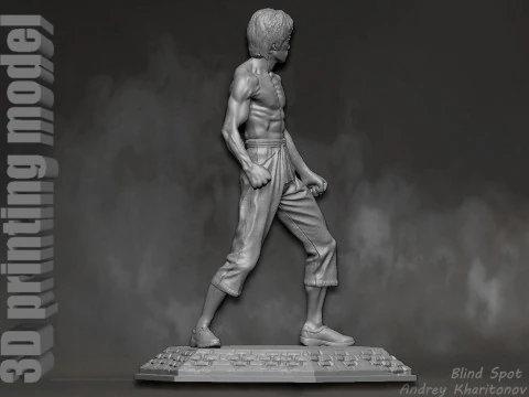 Bruce Lee 3D Print Model