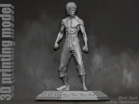 Bruce Lee 3D Print Model