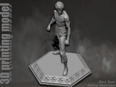 Bruce Lee 3D Print Model