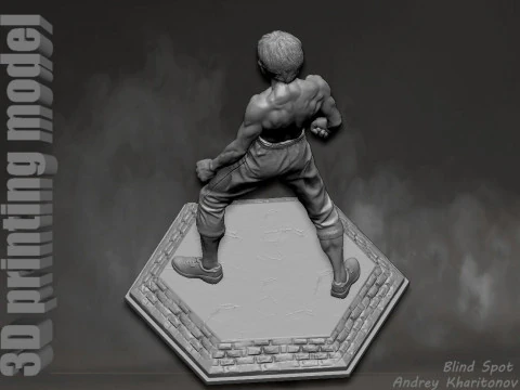 Bruce Lee 3D Print Model