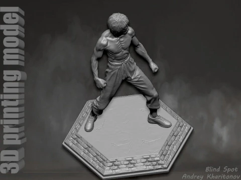 Bruce Lee 3D Print Model