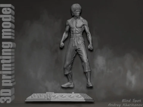 Bruce Lee 3D Print Model