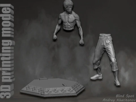 Bruce Lee 3D Print Model