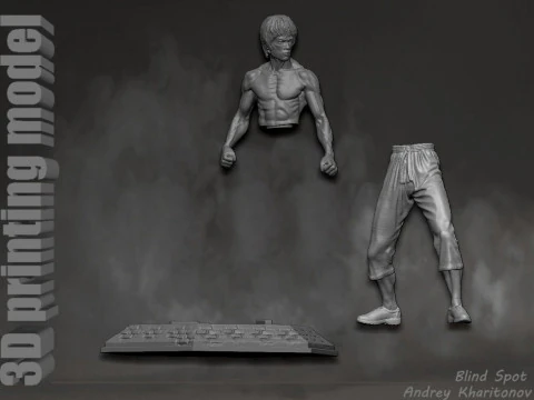 Bruce Lee 3D Print Model