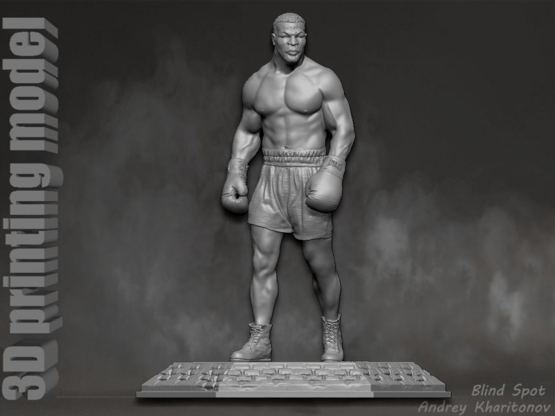 Michael Gerard Tyson 3D Print Model .c4d .max .obj .3ds .fbx .stl .blend