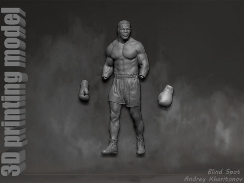 Michael Gérard Tyson Modèles 3D en vedette