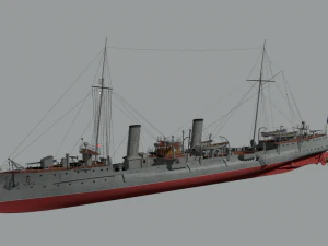 destroyer casabianca 3D Model