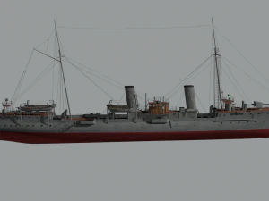 destroyer casabianca 3D Model