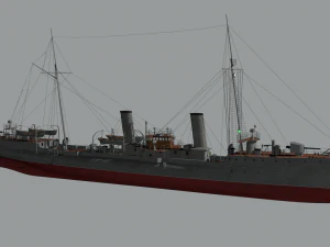 destroyer casabianca 3D Model