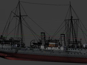 destroyer casabianca 3D Model