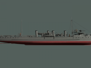destroyer sokol 3D Model