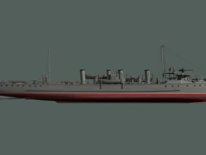 destroyer sokol 3D Model