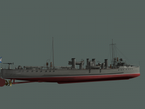 destroyer sokol 3D Model