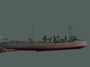 destroyer sokol 3D Model