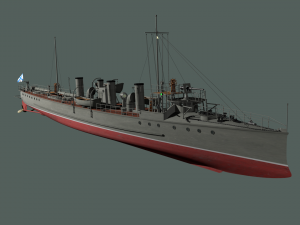 destroyer sokol 3D Model
