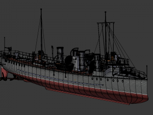 destroyer sokol 3D Model