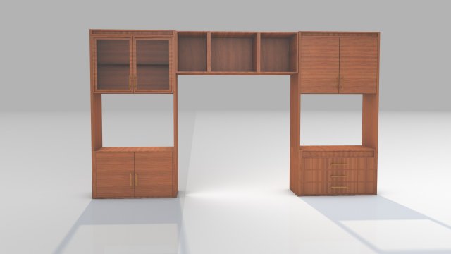 cupboard Modelo 3D .c4d .max .obj .3ds .fbx .stl .blend 