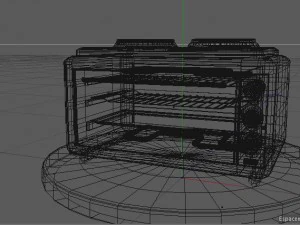 fog&atilde;o Modelo 3D