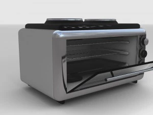 fog&atilde;o Modelo 3D
