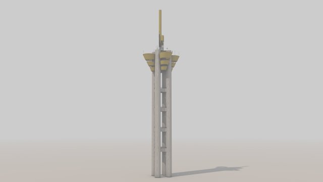 echangeur Model 3D .c4d .max .obj .3ds .fbx .stl .blend 