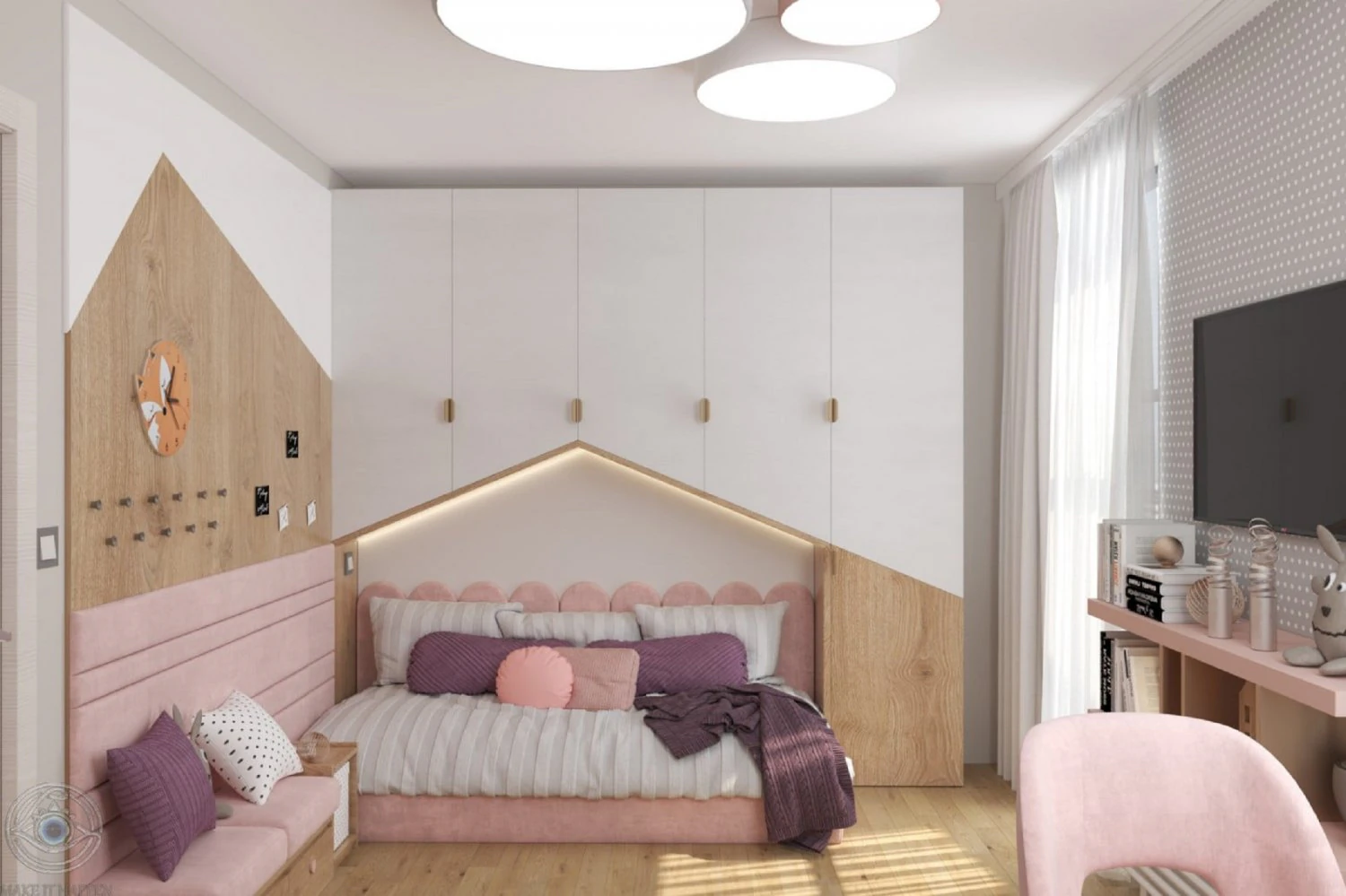project modern apartment 3D Model .c4d .max .obj .3ds .fbx .stl .blend 