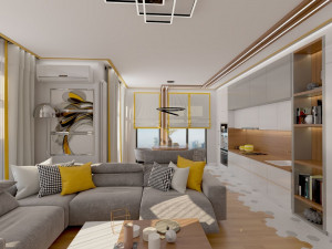 project modern apartment 3D Model