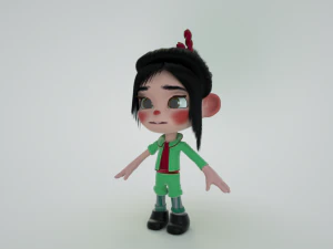 vanellope von schweetz rigget 3D Model