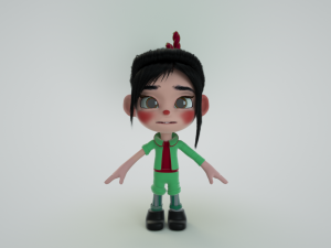vanellope von schweetz rigget 3D 模型