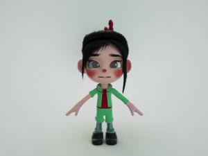 vanellope von schweetz rigget 3D Model