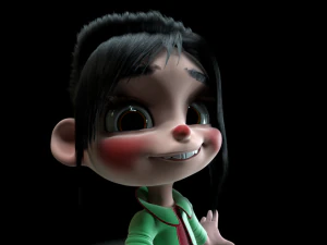 vanellope von schweetz rigget 3D Model